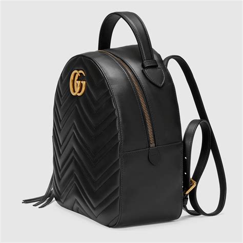 gucci marmont quilted leather backpack|gucci marmont suede bag.